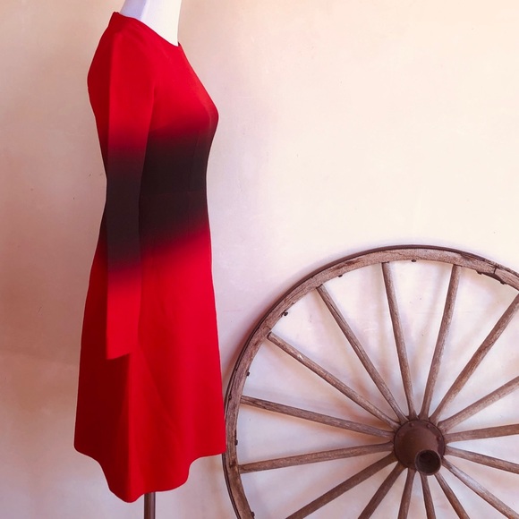 JONATHAN SAUNDERS Ombré All Season Wool Dress NICE - Picture 3 of 8